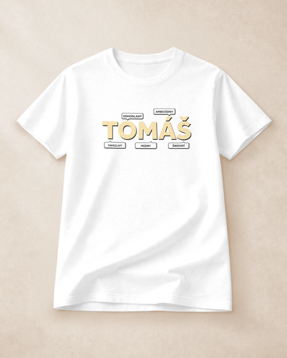 Tričko s menom Tomáš