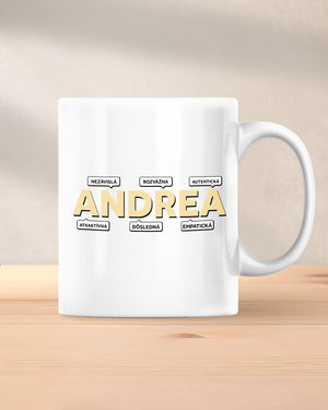 Hrnček s menom Andrea
