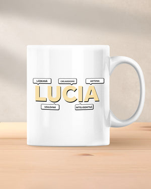 Hrnček s menom Lucia