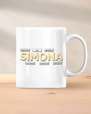 Hrnček s menom Simona